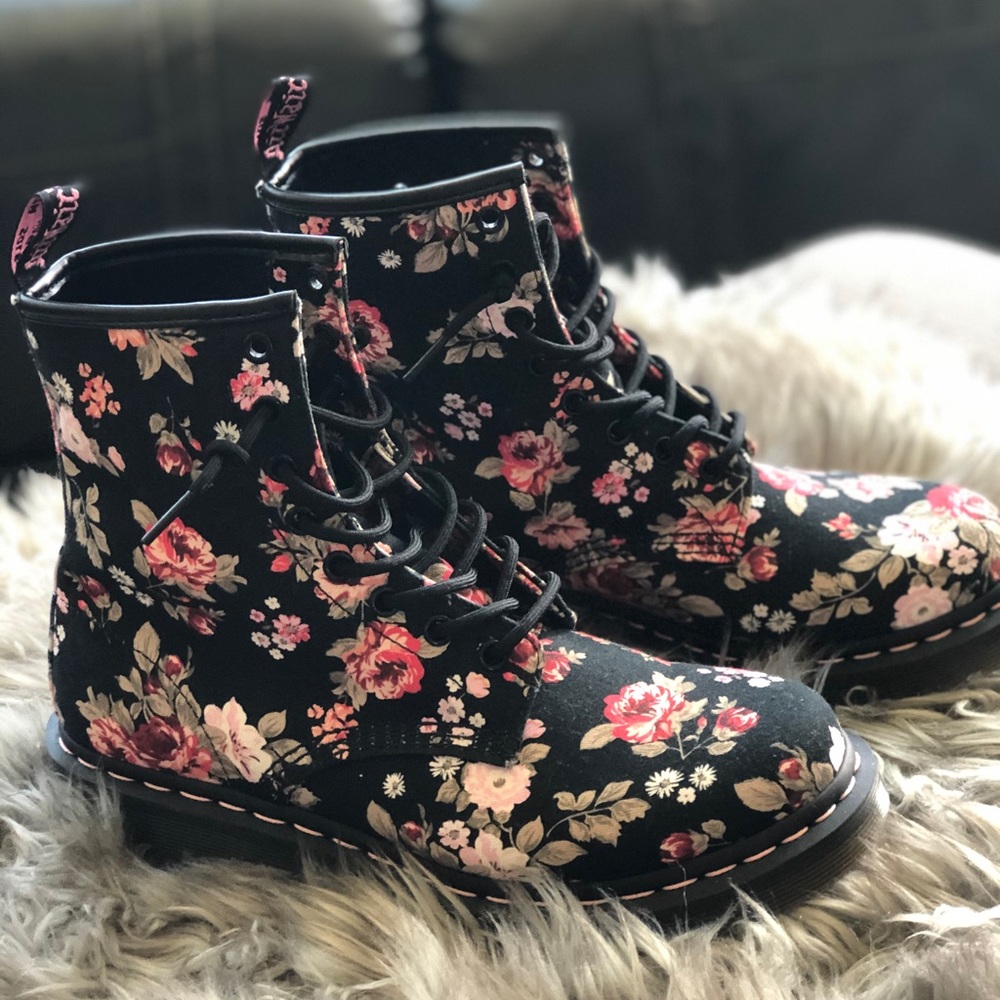 Floral Dr. Martens